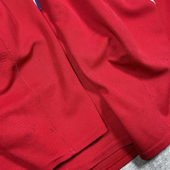 Laval Rockets Hockey jersey Men's Size 56 3XL Red AHL CCM Fighter Strap - Picture 11 of 16